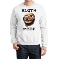 Sloth Wearing Ski Goggles - Sloth Mode Crewneck Sweatshirt | Artistshot