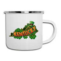 Kentucky Map St. Patrick's Day Camper Cup | Artistshot