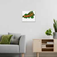 Kentucky Map St. Patrick's Day Metal Print Horizontal | Artistshot