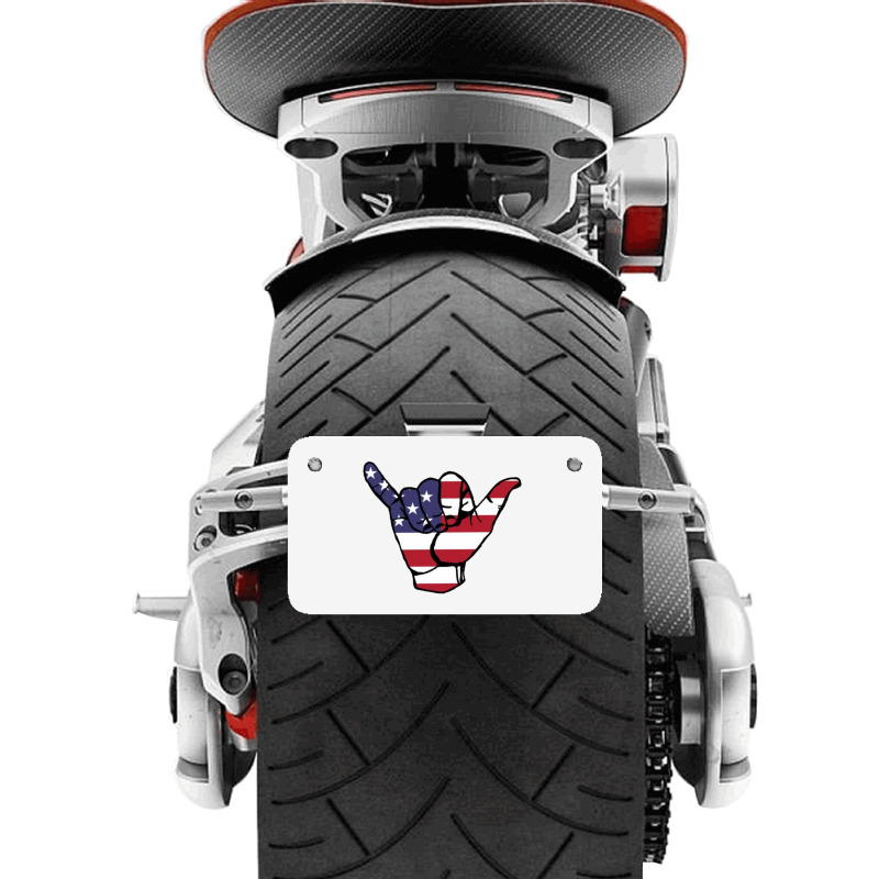 American Flag Motorcycle License Plate | Artistshot