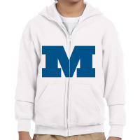 Millikin University Vectorized Youth Zipper Hoodie | Artistshot