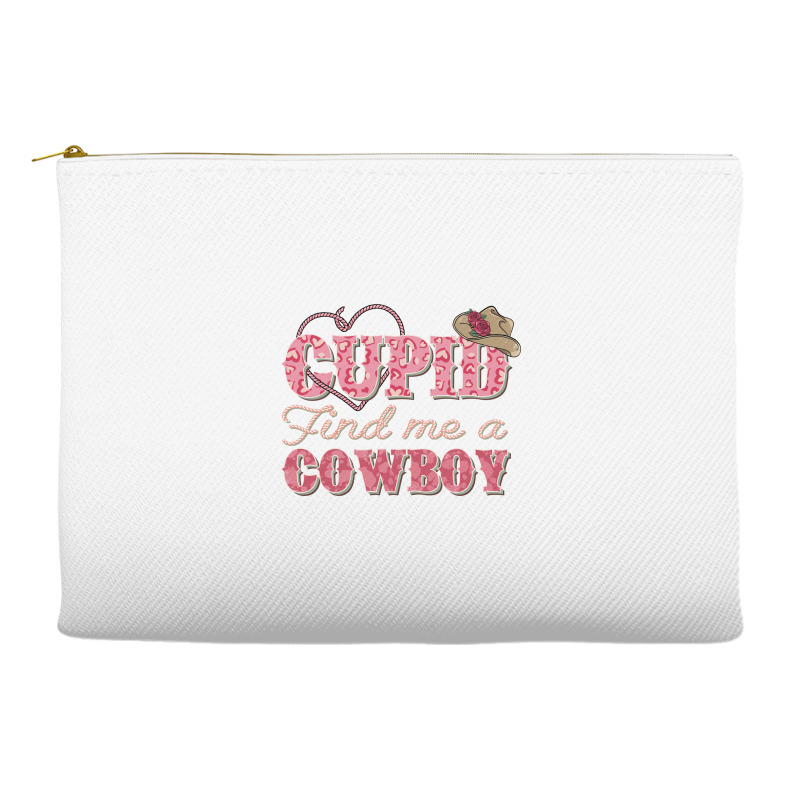 Cupid Find Me A Cowboy Sublimation Accessory Pouches | Artistshot