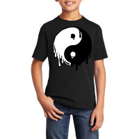 Dripping Yin Yang Basic Youth T-shirt | Artistshot