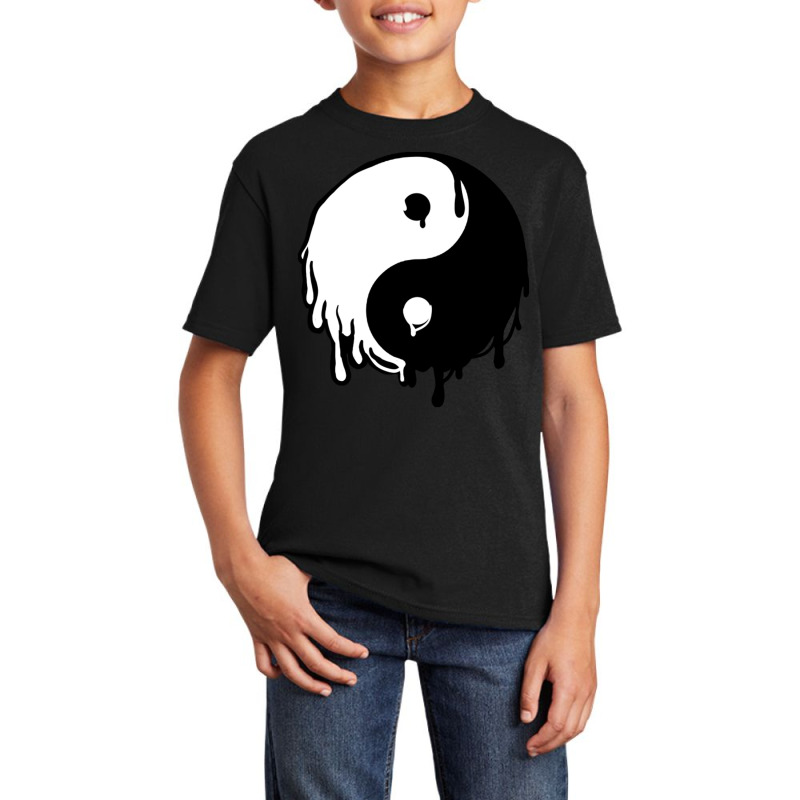 Dripping Yin Yang Basic Youth T-shirt | Artistshot