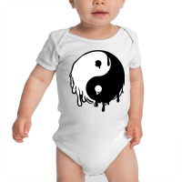 Dripping Yin Yang Baby Bodysuit | Artistshot