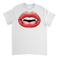 Vampire Fangs For Halloween Classic T-shirt | Artistshot