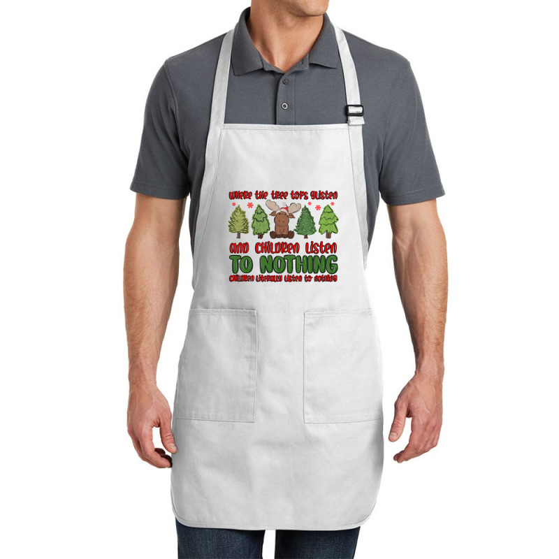 Where The Tree Tops Glisten Full-length Apron | Artistshot