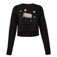 Tardigrade In Space For Tardigrade Lover Posters A Cropped Sweater | Artistshot