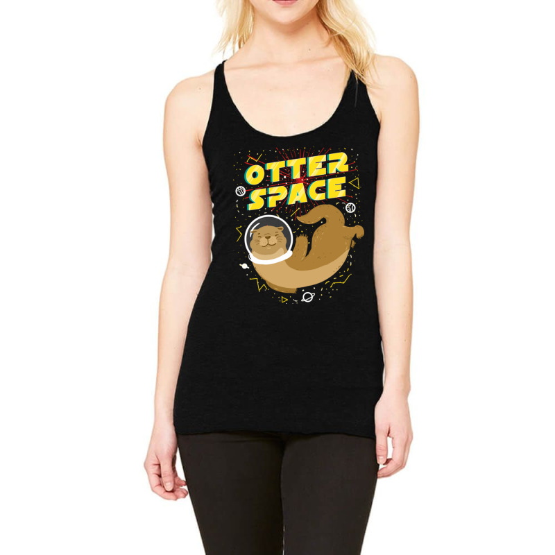 Otter Space For Otter Lover Racerback Tank by queerappear | Artistshot