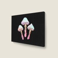 Pastel Goth Dripping Mushrooms For Pastel Goth Landscape Canvas Print | Artistshot