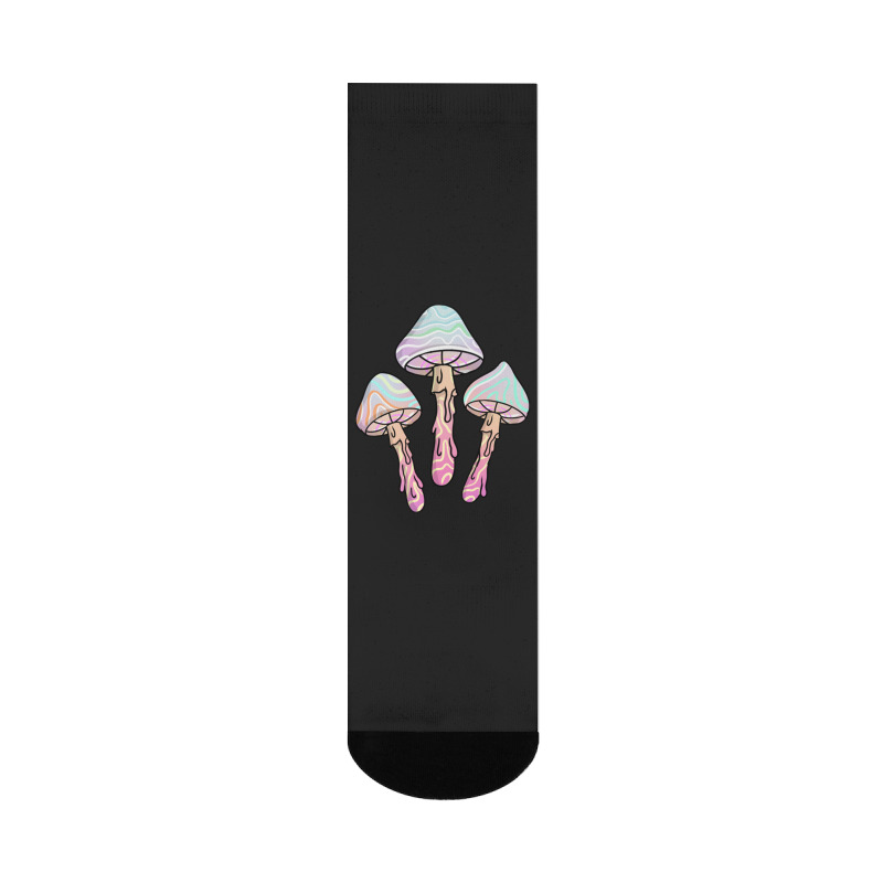 Pastel Goth Dripping Mushrooms For Pastel Goth Crew Socks | Artistshot