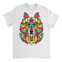 Native American Wolf Head For Tribal Art Lover Classic T-shirt | Artistshot