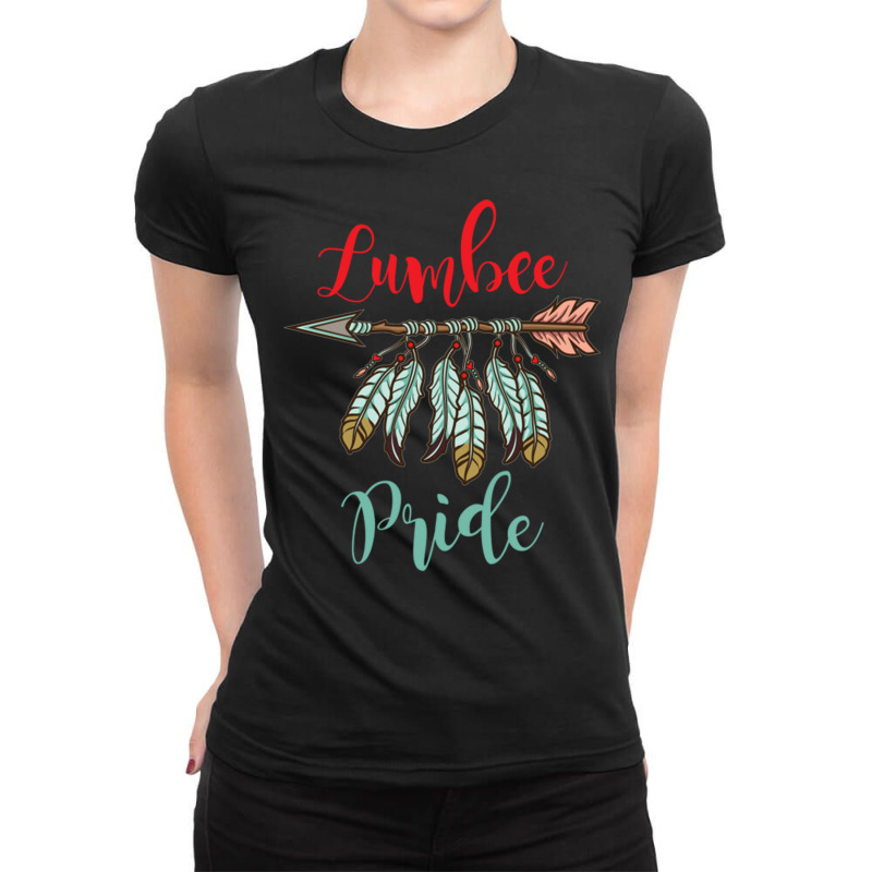 Lumbee Pride For Native American Ladies Fitted T-Shirt by queerappear | Artistshot