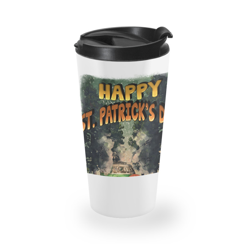 Happy St Patrick's Day Camper Travel Mug | Artistshot