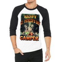 Happy St Patrick's Day Camper 3/4 Sleeve Shirt | Artistshot