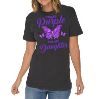 I Wear Purple For My Daughter For Epilepsy Warrior Vintage T-shirt | Artistshot