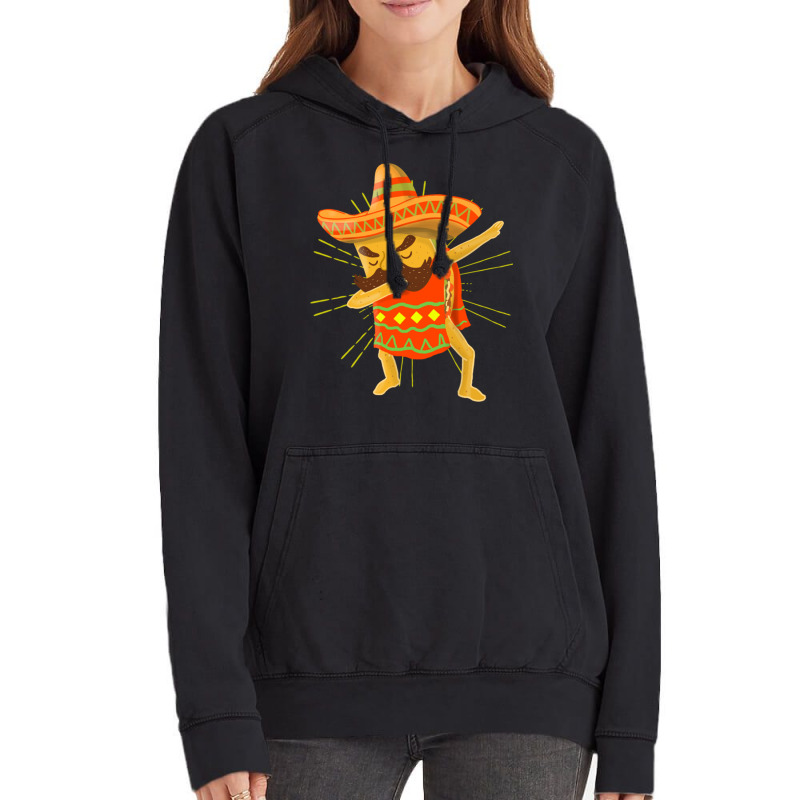 Dabbing Mexican Taco For Taco Lover Vintage Hoodie | Artistshot