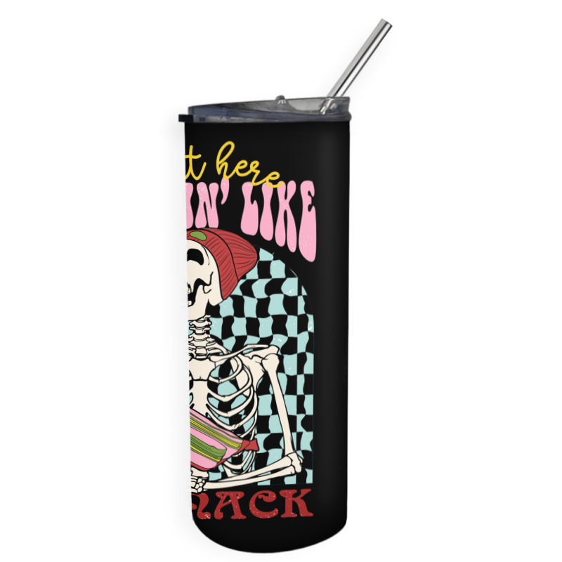 Out Here Lookin' Like A Snack Sublimat Skinny Tumbler | Artistshot