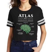 Atlas Of A Geologist Brain For Geology Lover Scorecard Crop Tee | Artistshot