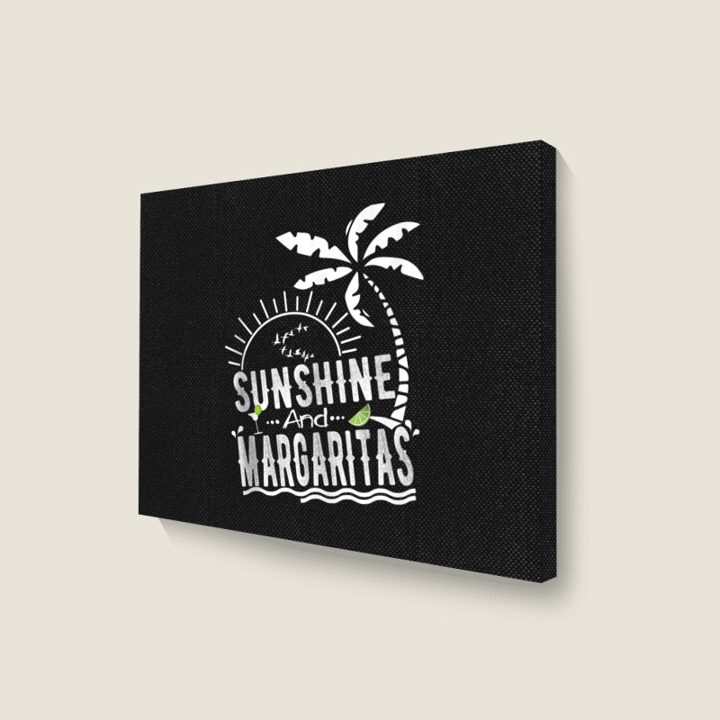 Sunshine And Margaritas Summer Vacation Landscape Canvas Print | Artistshot