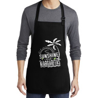 Sunshine And Margaritas Summer Vacation Medium-length Apron | Artistshot