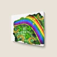 St. Patrick's Day Patch Landscape Canvas Print | Artistshot