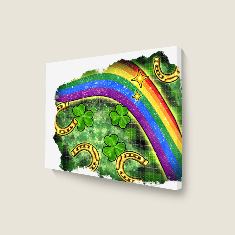 St. Patrick's Day Patch Landscape Canvas Print | Artistshot