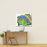 St. Patrick's Day Patch Landscape Canvas Print | Artistshot