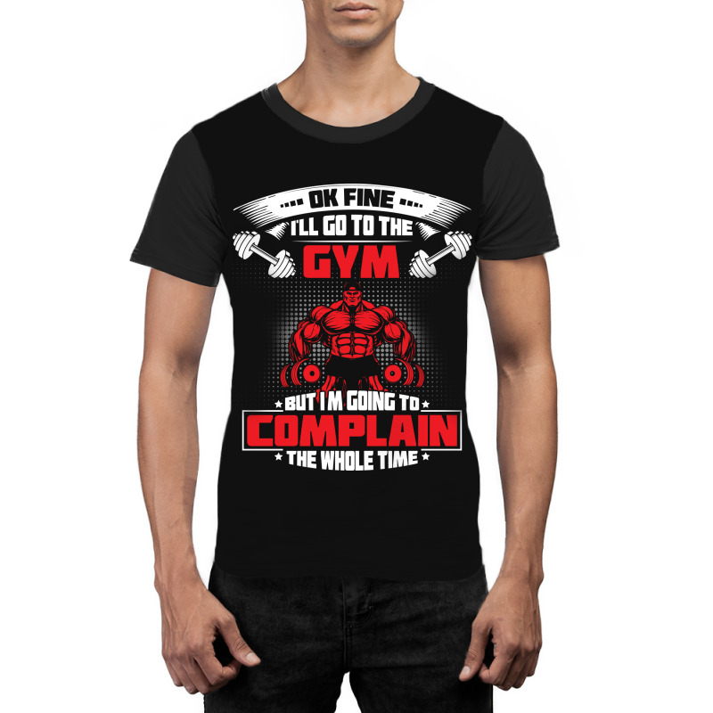 Ok Fine Gym Nation Graphic T-shirt | Artistshot