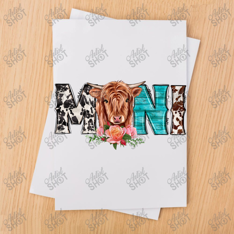 Mini Longhaired Cow Sublimation Transfer | Artistshot