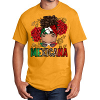 Mexicana Latina Messy Bun Basic T-shirt | Artistshot