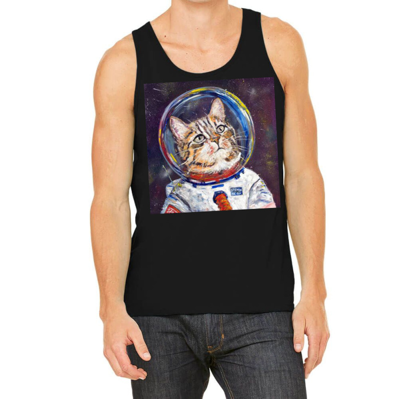 Kitty, Black, Vintage, Book, Space Cat, Nying,universe Tank Top by Johnsonh | Artistshot