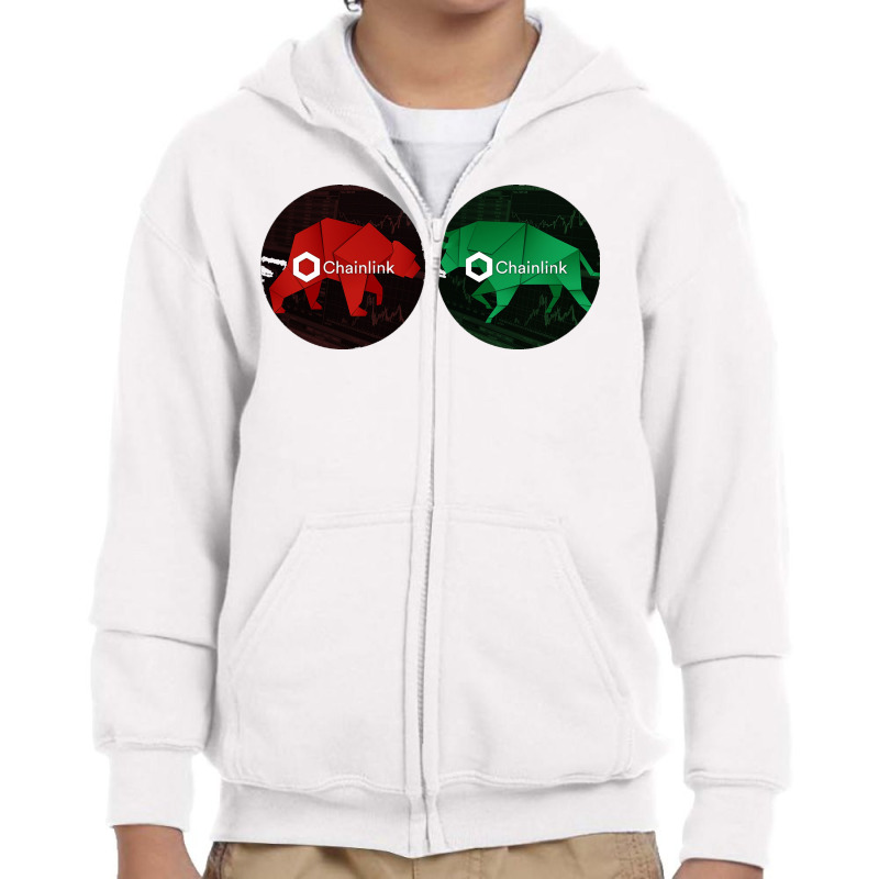 Link, Btc, Litecoin, Altcoin, Eth,nying, Investing, Money Youth Zipper Hoodie by Johnsonh | Artistshot