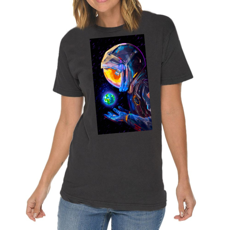 Space, Mars, Fantasy, Kids, Trippy, Cosmic,nying,' Rocket, Earth Vintage T-Shirt by Johnsonh | Artistshot