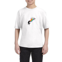 Rainbow Dinosaur Youth Tee | Artistshot