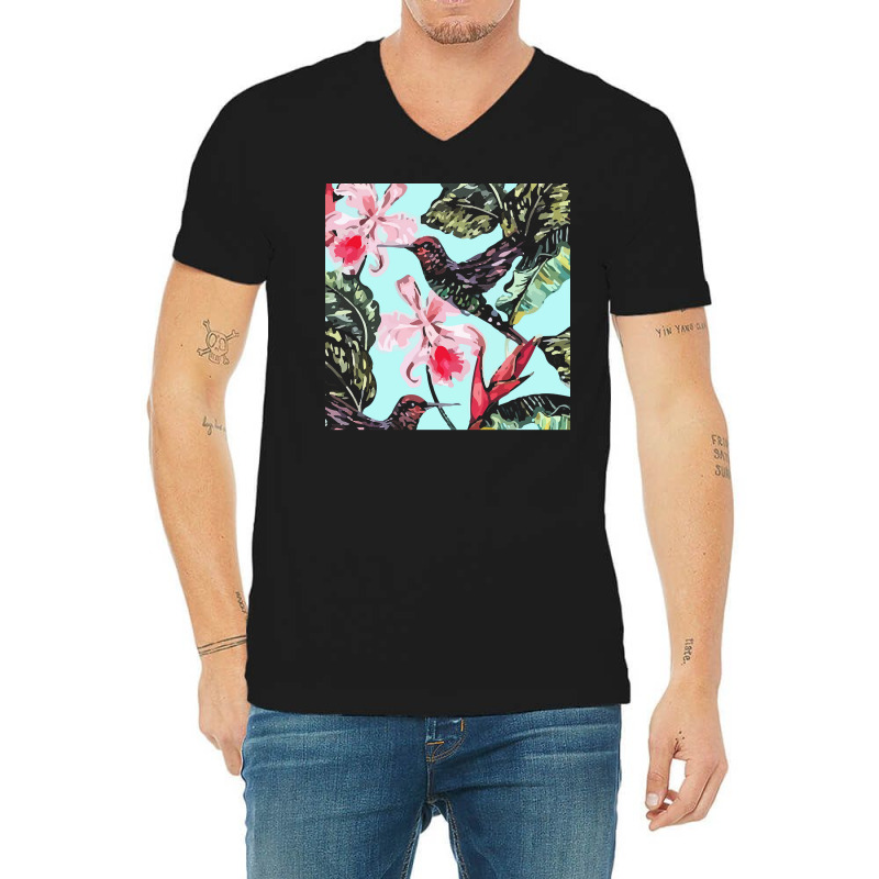 Tropical T  Shirt Tropical Fascinating Unfold T  Shirt V-Neck Tee by ledalindgren327 | Artistshot