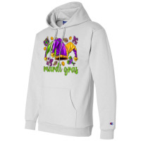 Mardi Gras With Jester Champion Hoodie | Artistshot