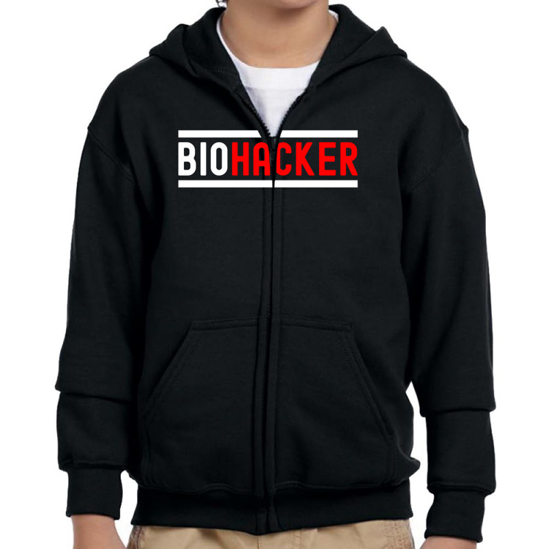 Biohacker Youth Zipper Hoodie | Artistshot