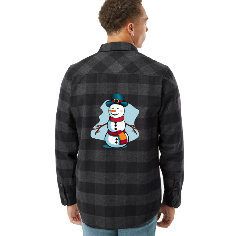 Happy Snowman Flannel Shirt by afographic | Artistshot