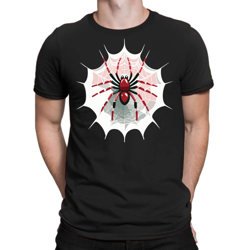 Red Wild Spider Object T-Shirt by afographic | Artistshot