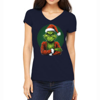 Grinch Women's V-neck T-shirt | Artistshot