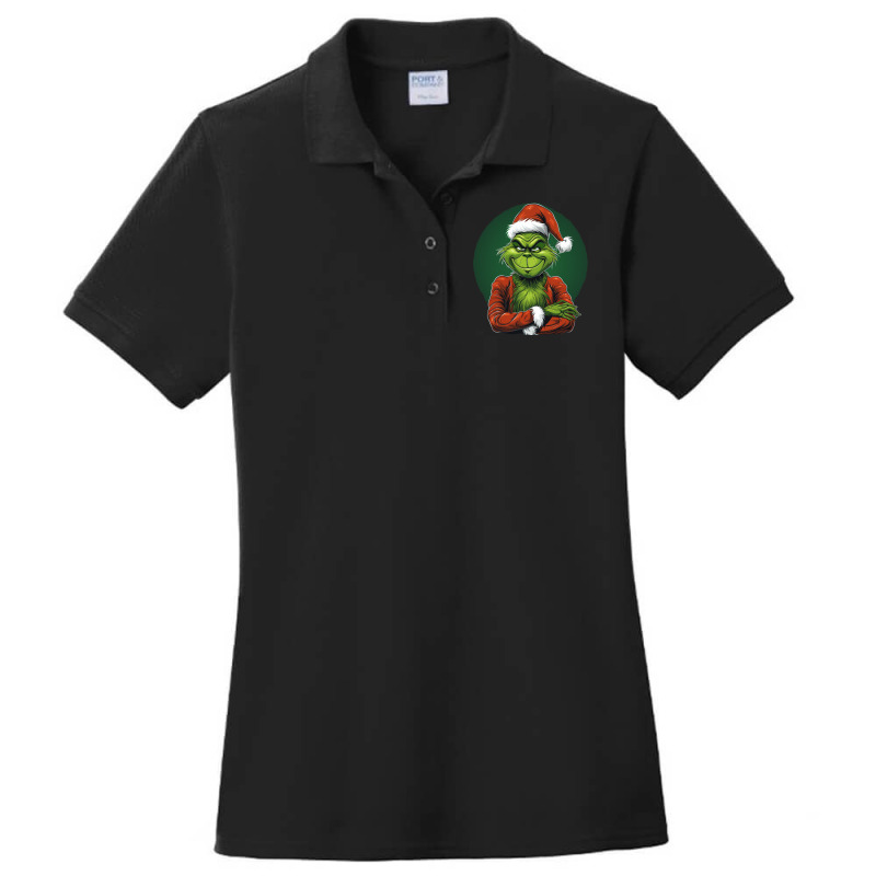 Grinch Ladies Polo Shirt by Unal Design | Artistshot