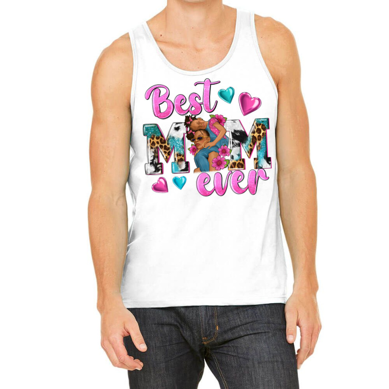 Best Mom Ever Afro Woman Tank Top by texasbilliewilder | Artistshot