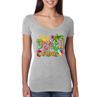 Beach Vibes Women's Triblend Scoop T-shirt | Artistshot