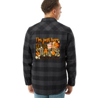 Im Just Here For The Snacks Basketball Sister Flannel Shirt | Artistshot