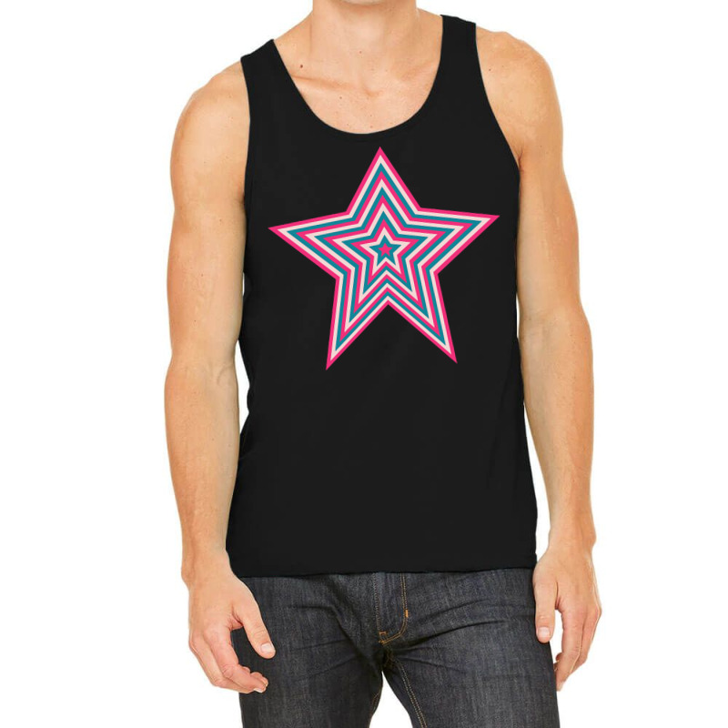 Pop Art T  Shirt Retro Star Tank Top by cocksfootarmpit | Artistshot