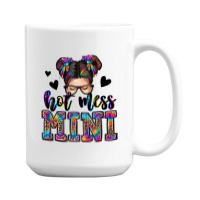 Mess Mini Messy Bun 15 Oz Coffee Mug | Artistshot