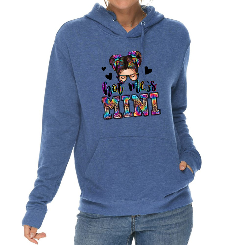 Mess Mini Messy Bun Lightweight Hoodie | Artistshot