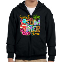 Sweet Summer Time Youth Zipper Hoodie | Artistshot