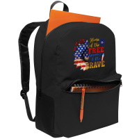 Home Of The Free Because Of The Brave Backpack | Artistshot